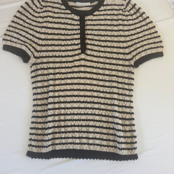 Doen Allaire Stripe Brandie Top - Picture 2 of 4